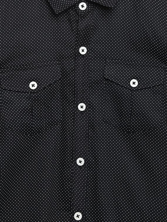 black cotton shirt - 16699875 - Standard Image - 3