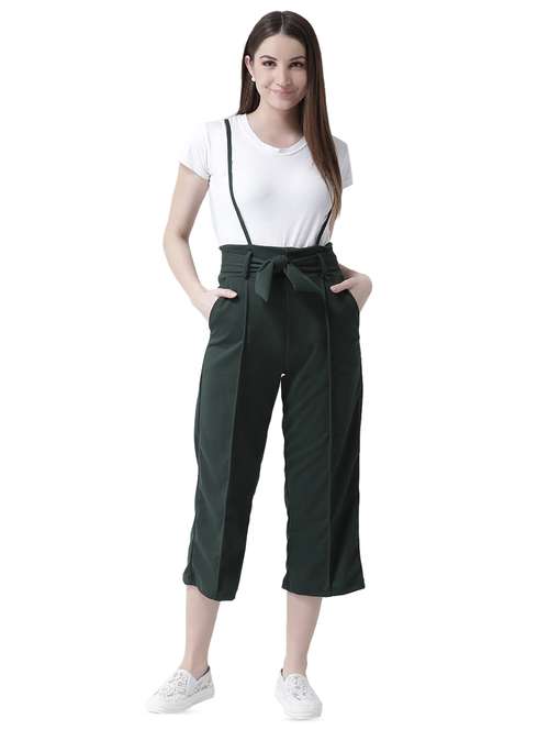 tie front suspender trouser - 16700386 -  Standard Image - 0
