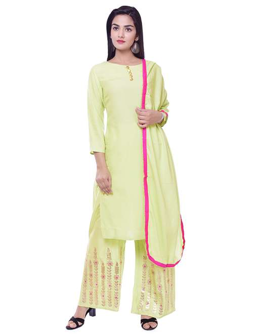 solid straight kurta  - 16700814 -  Standard Image - 0