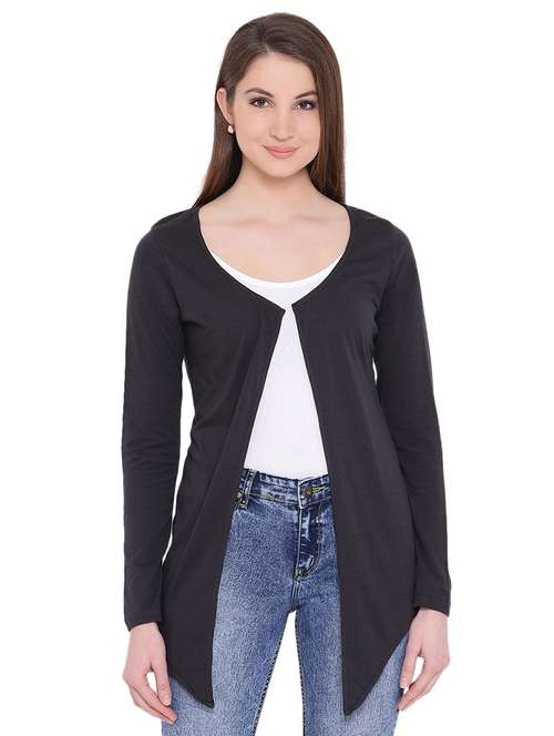 long sleeved asymmetric shrug  - 16702833 -  Standard Image - 0