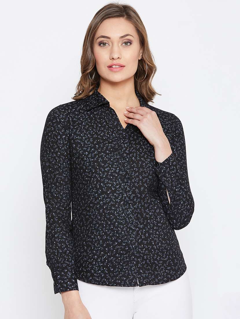 long sleeved floral shirt - 16704357 - Zoom Image - 0