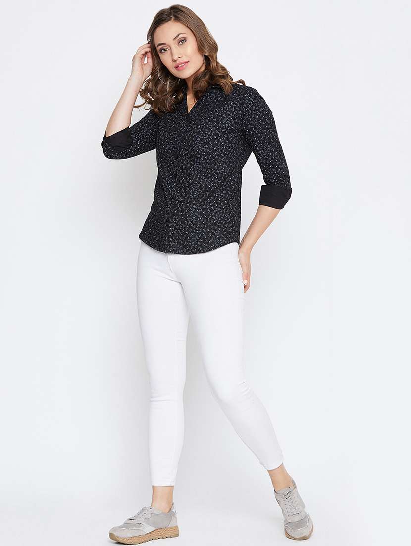 long sleeved floral shirt - 16704357 - Standard Image - 3