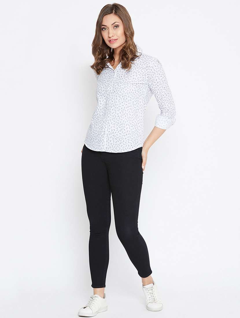 long sleeved floral shirt - 16704358 - Standard Image - 3