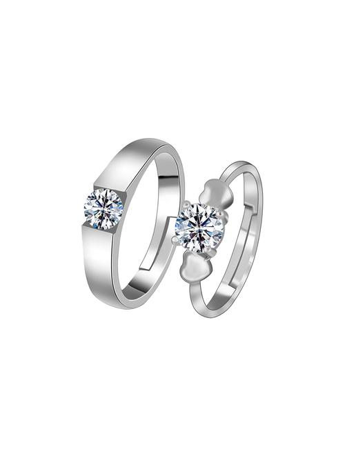 silver metal hand ring - 16704378 - Standard Image - 0