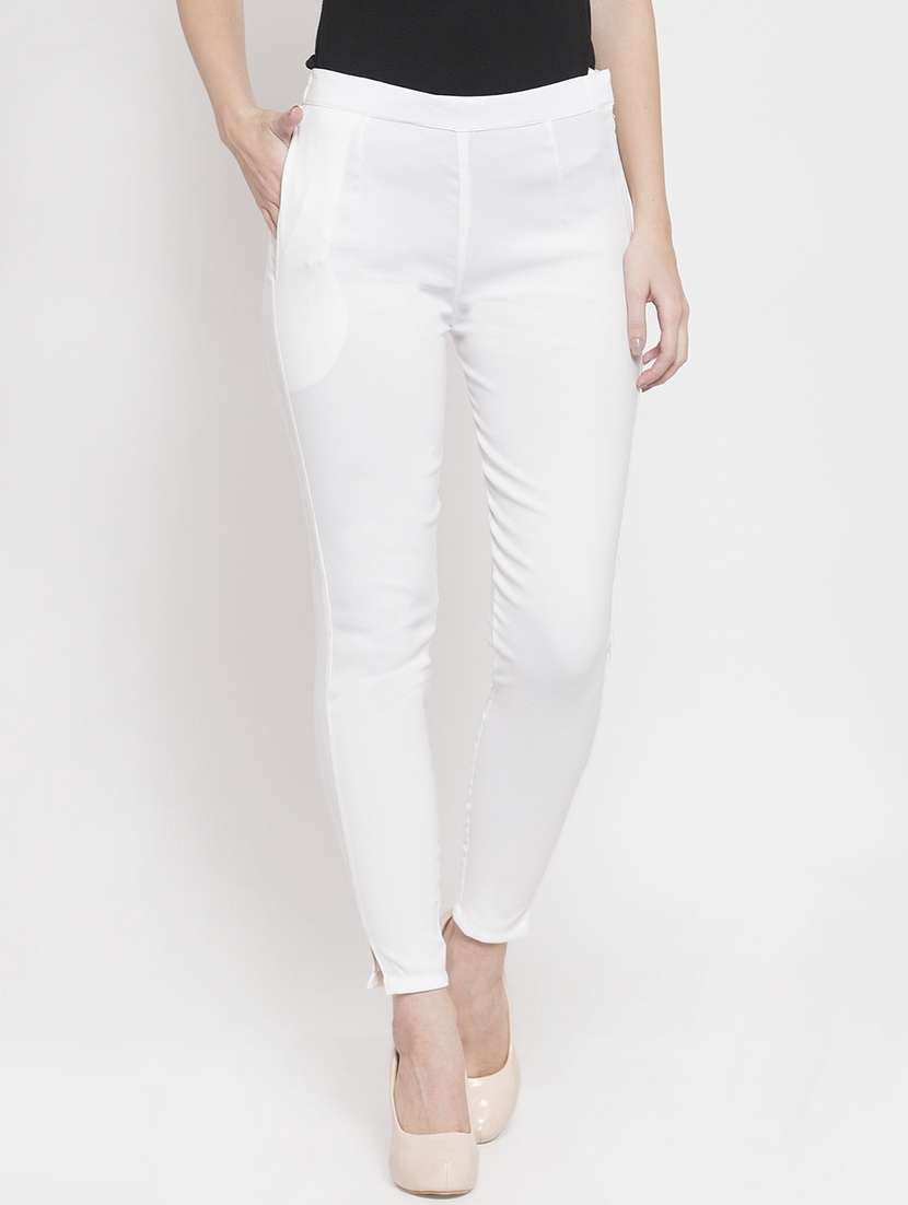 high rise pocket detail trouser