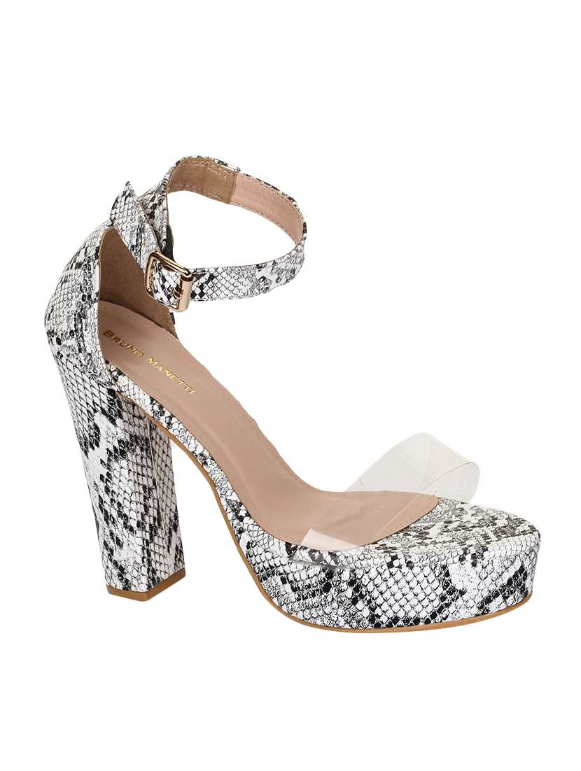 white closed back sandals
