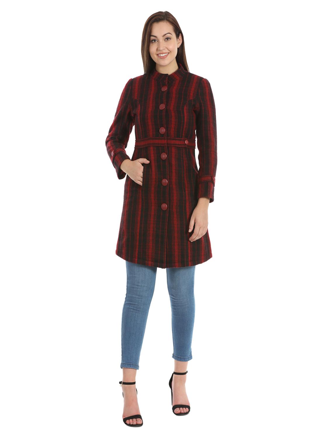 red belted wool other coat - 16711770 - Zoom Image - 0