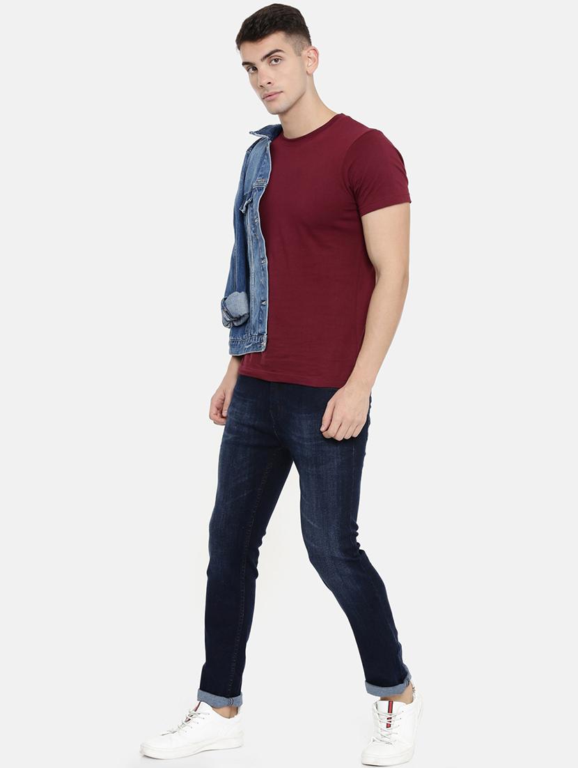 navy blue light washed denim jeans - 16711790 - Standard Image - 3