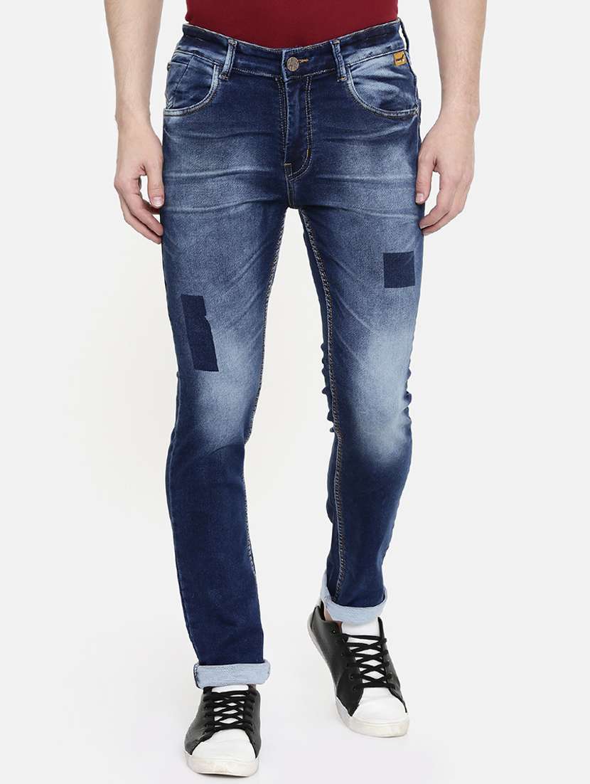 grey heavy washed denim jeans