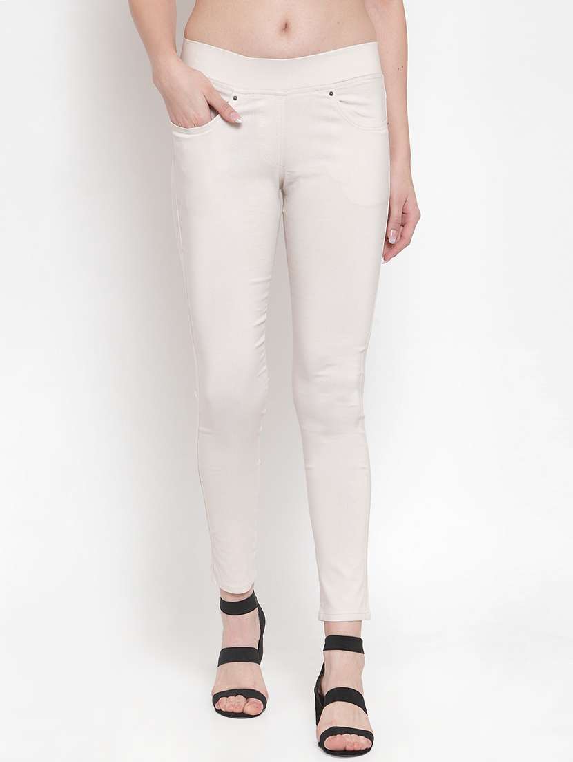 mid rise solid jeggings  - 16711973 -  Zoom Image - 0