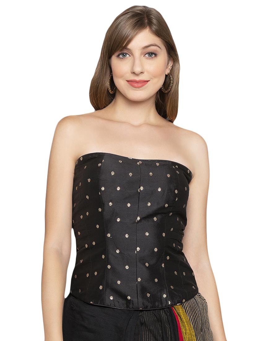 solid brocade blouse - 16712351 - Zoom Image - 0