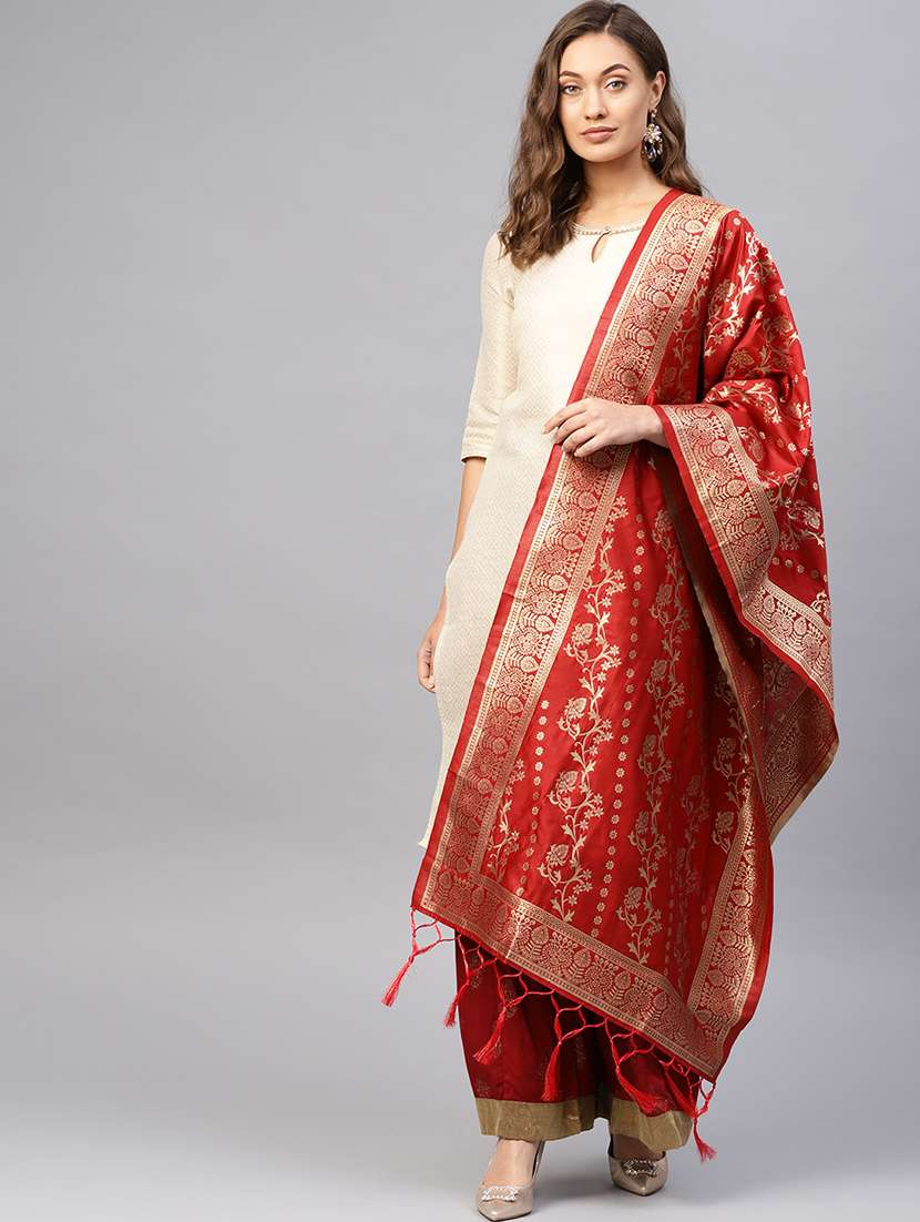 floral banarasi dupatta