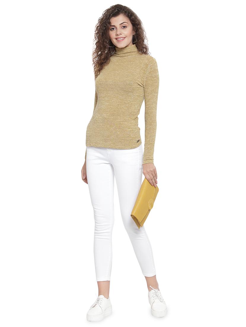 turtle neck solid top - 16714381 - Standard Image - 3