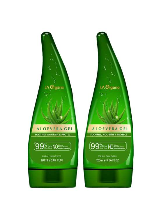 La Organo Aloe Vera Gel 99% Pure Soothing Aloe Vera Gel 