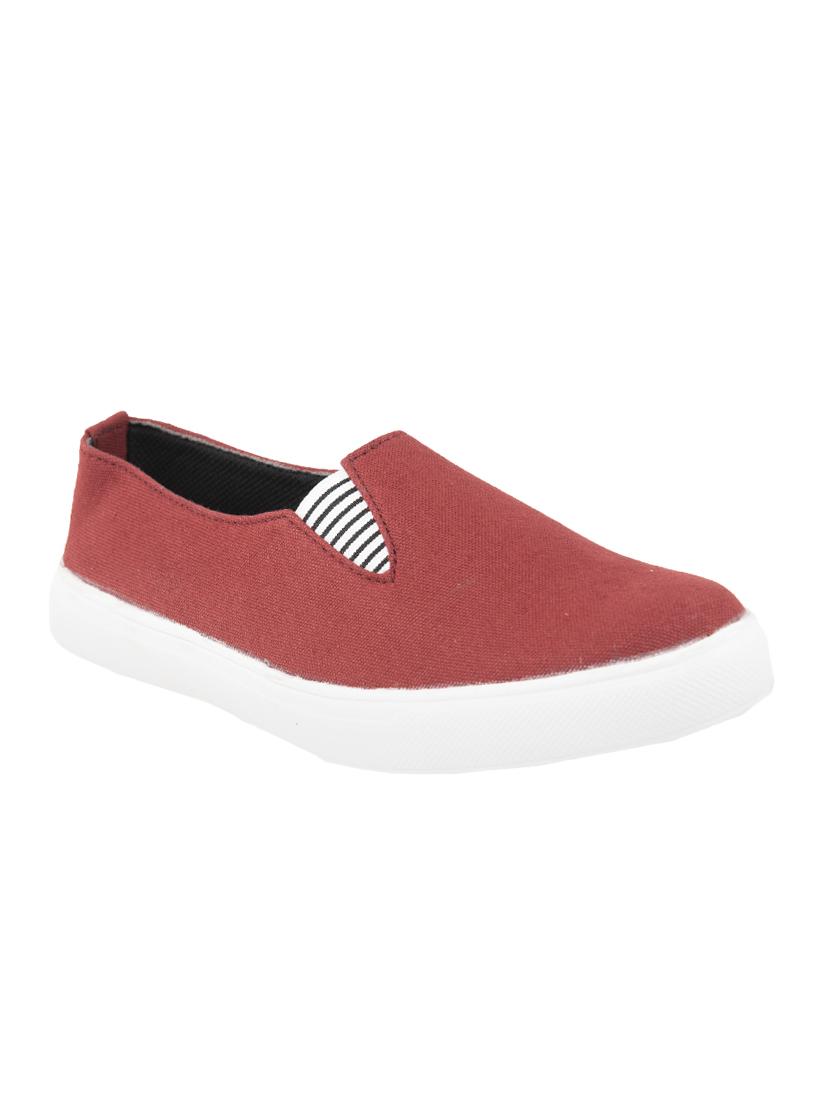 red canvas slipons - 16718451 - Zoom Image - 0