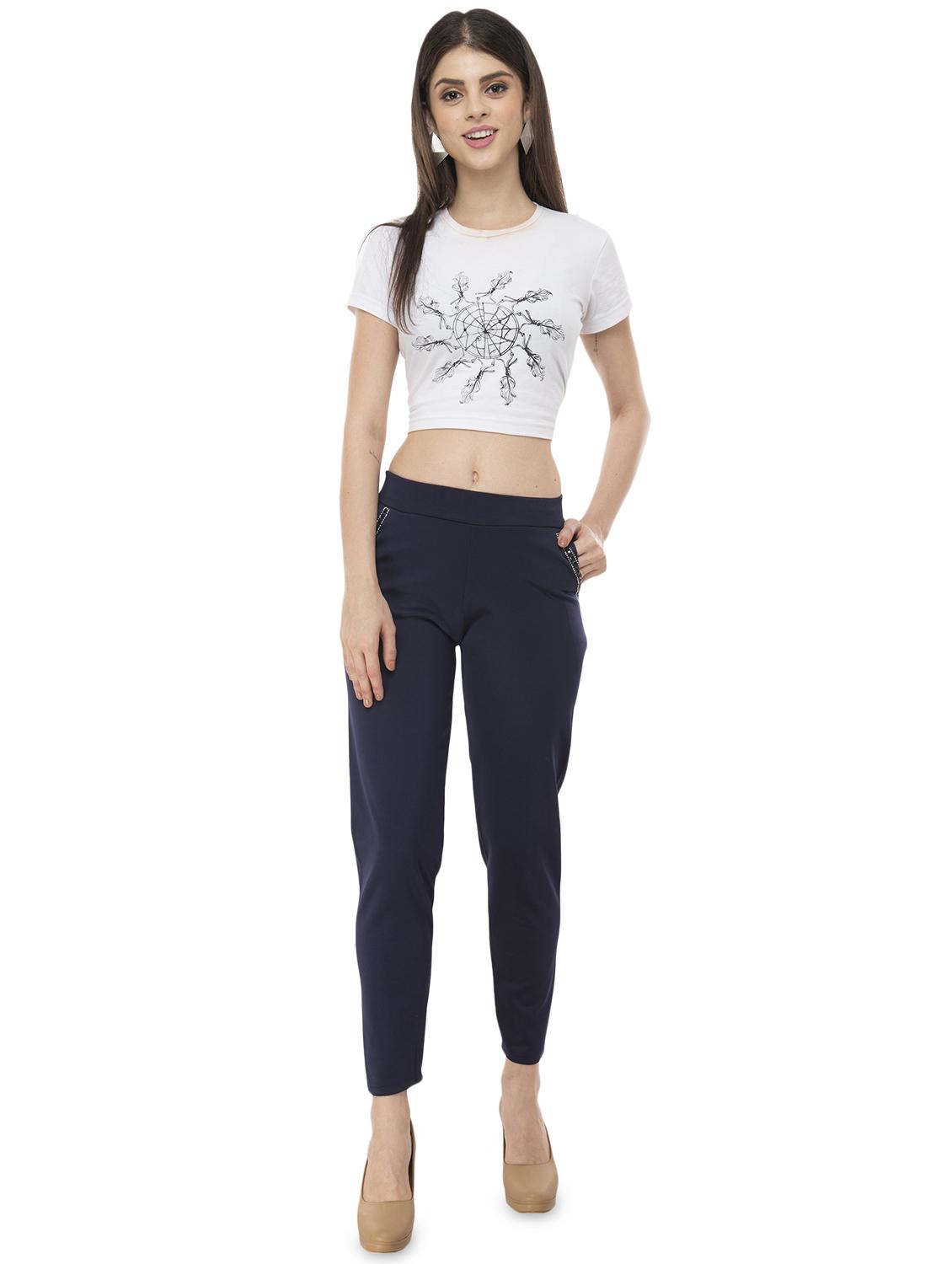 high rise embellished detail jeggings - 16718673 - Standard Image - 3