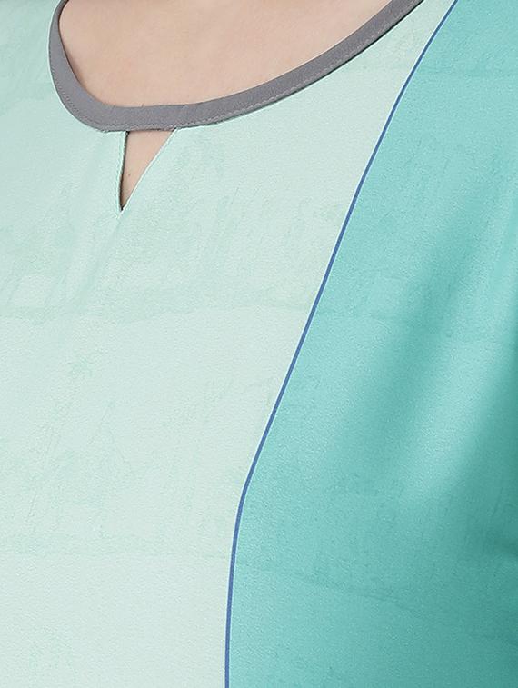 printed straight kurta - 16719429 - Standard Image - 3