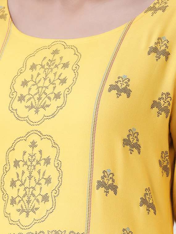 women's straight kurta - 16719434 -  Standard Image - 3