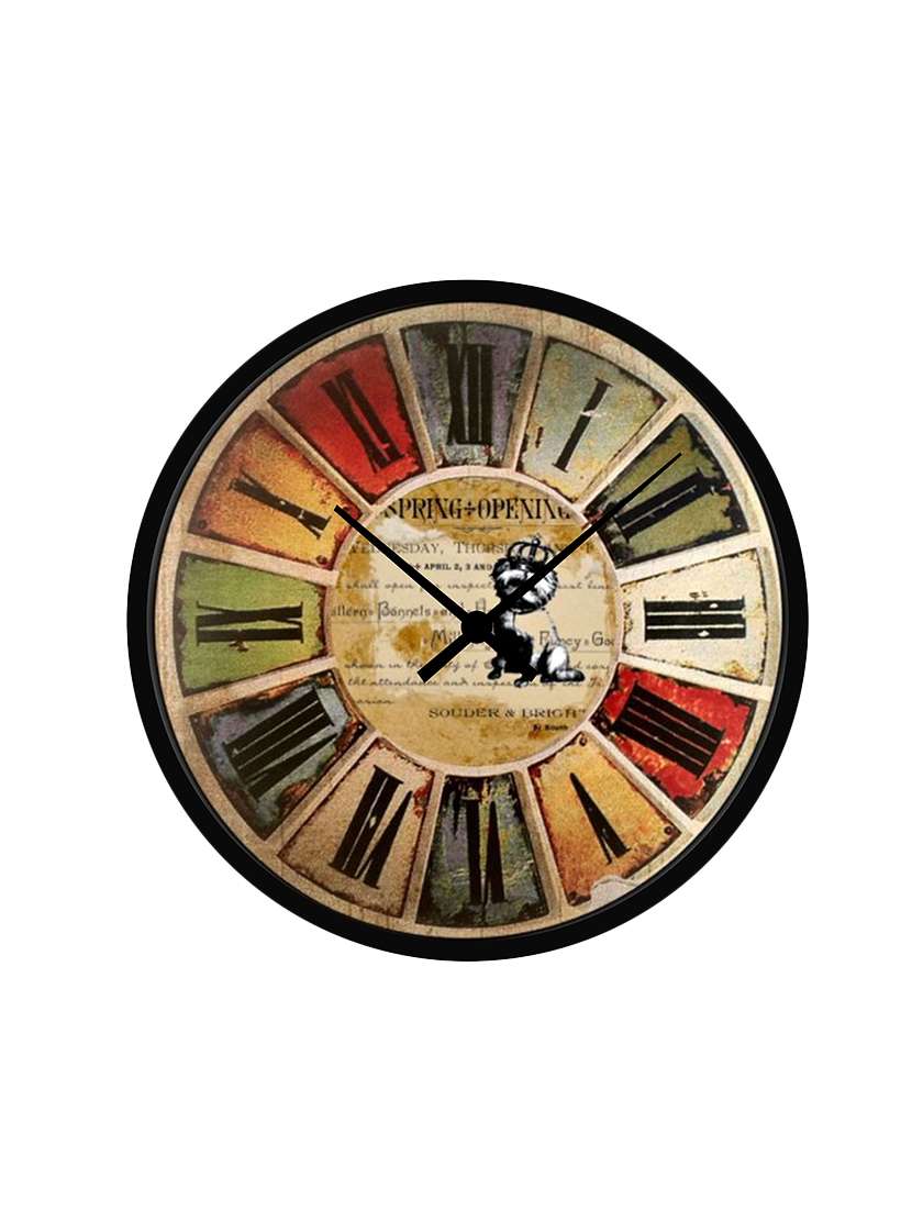 mdf wood based wall clock 
