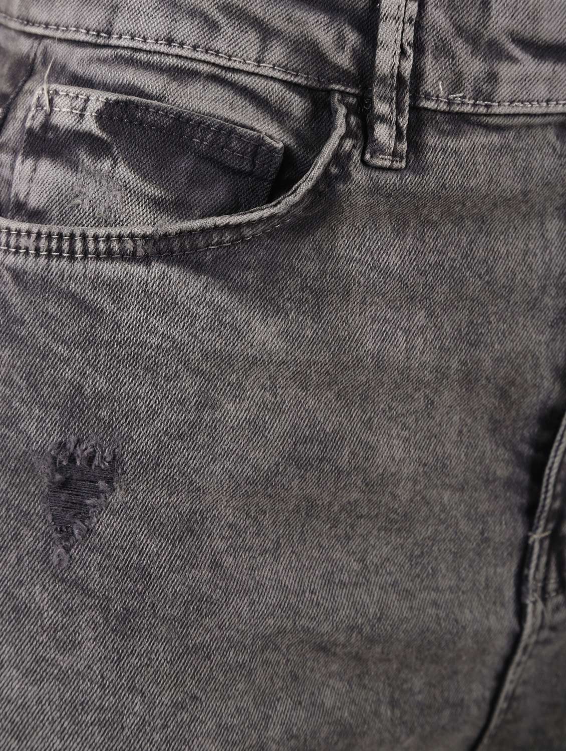 high rise knee slit jeans  - 16725688 -  Standard Image - 5