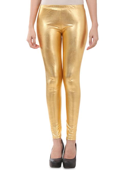 gold solid churidar - 16729828 - Standard Image - 0
