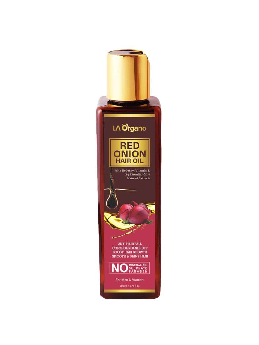 red onion hair oil with redensyl, vitamin e,  24 essential oil & natural extracts- for men & women