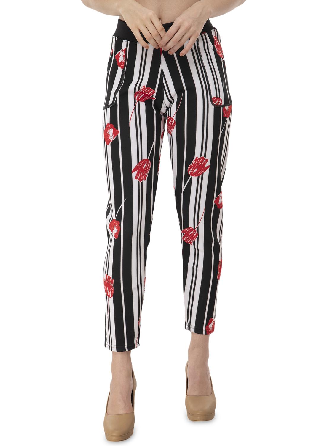 high rise striped trouser  - 16734092 -  Zoom Image - 0