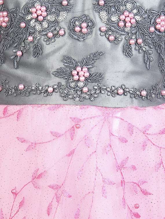 pink net frock - 16734577 - Standard Image - 3