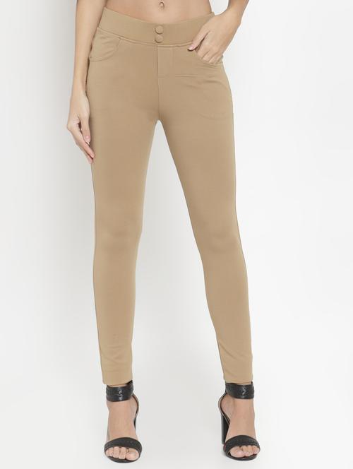 high rise solid jegging - 16734698 -  Standard Image - 0