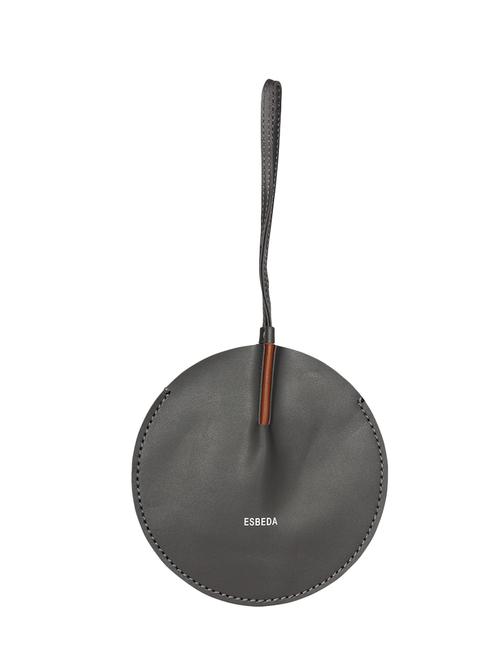 grey leatherette potli - 16738880 -  Standard Image - 0