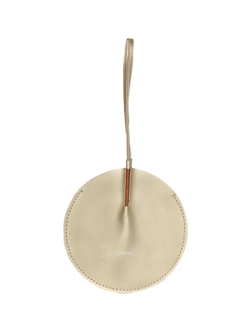 gold leatherette potli - 16738886 -  Standard Image - 0