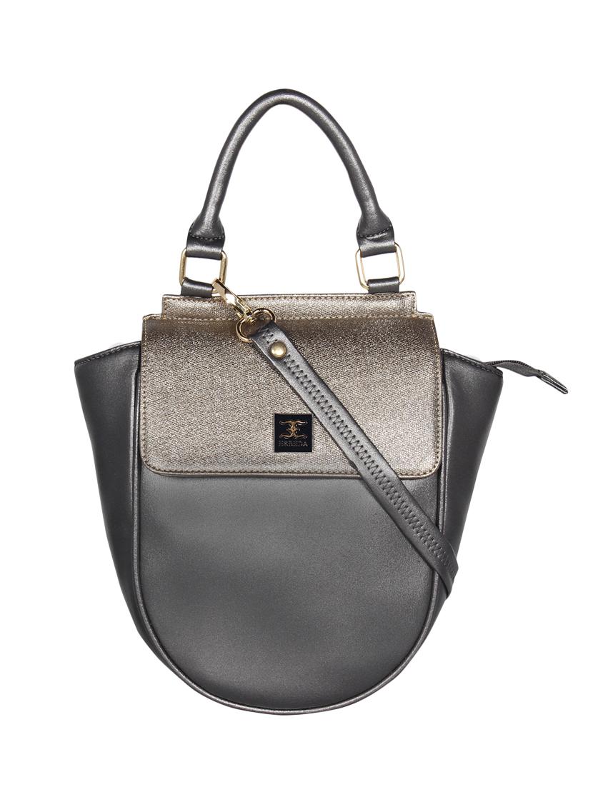 grey leatherette regular handbag - 16738904 - Zoom Image - 0