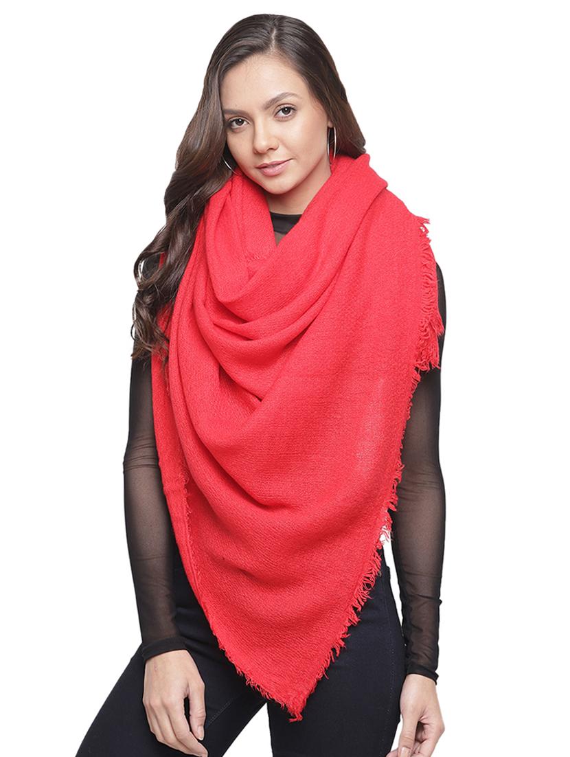 women's solid print stole - 16744017 -  Zoom Image - 0