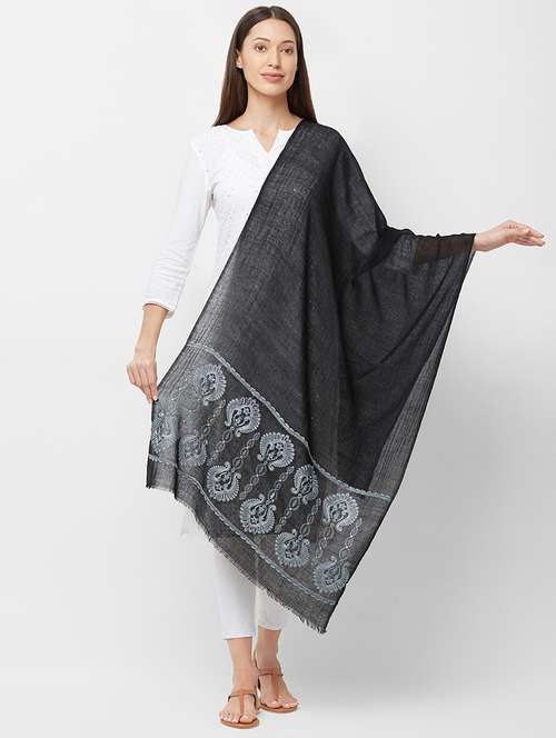 women's embroidered shawl - 16744194 - Standard Image - 0