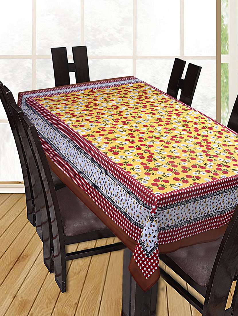   cotton printed table cover