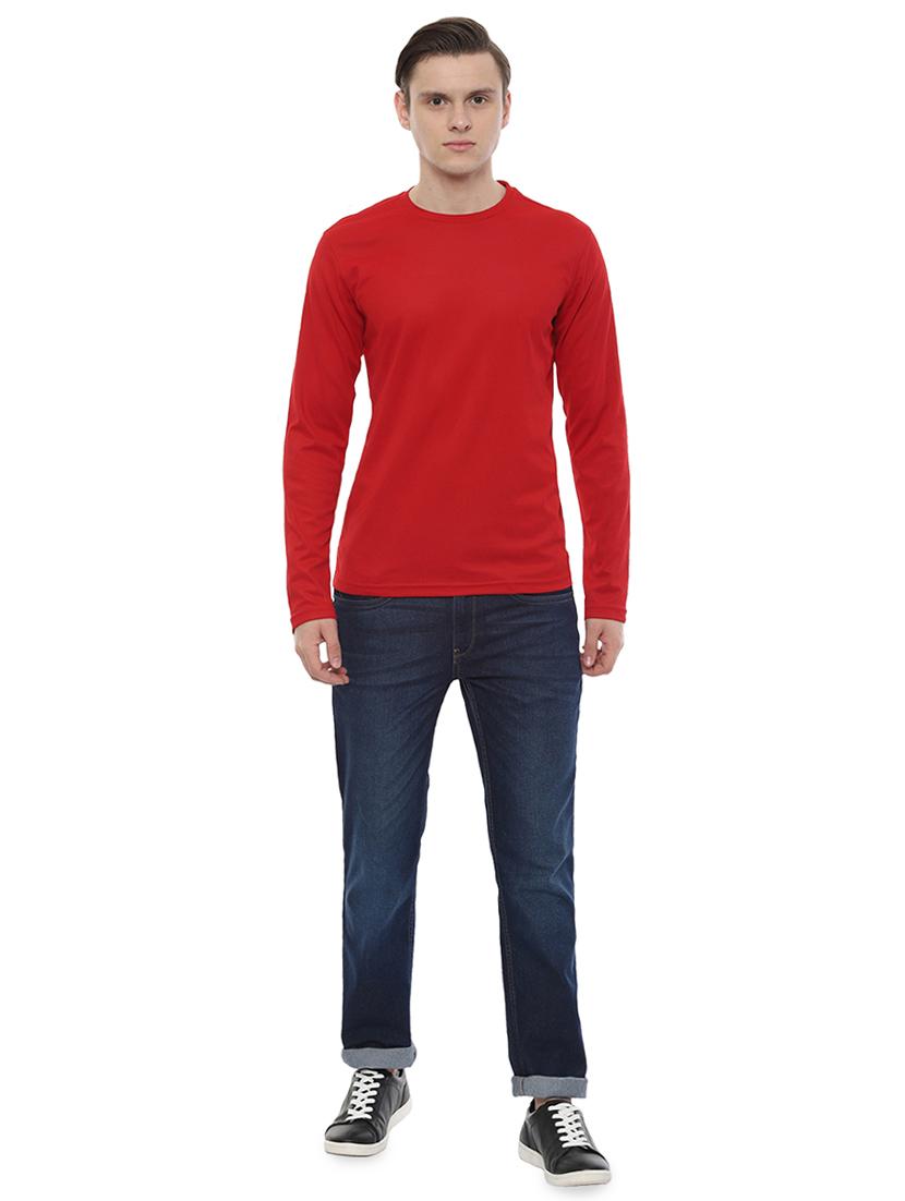 red solid t-shirt - 16745775 - Standard Image - 3