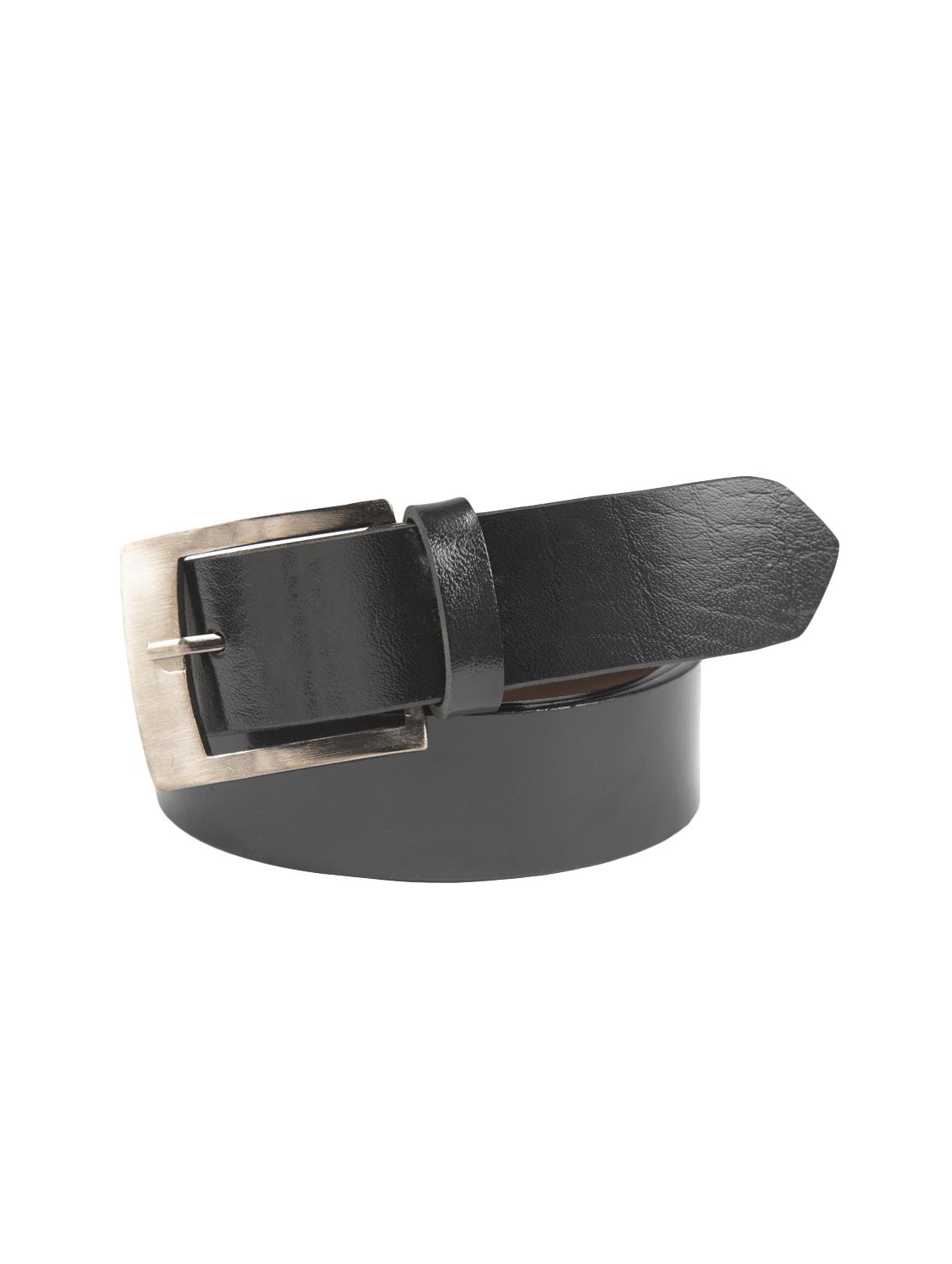 black leatherette belt - 16745795 -  Zoom Image - 0
