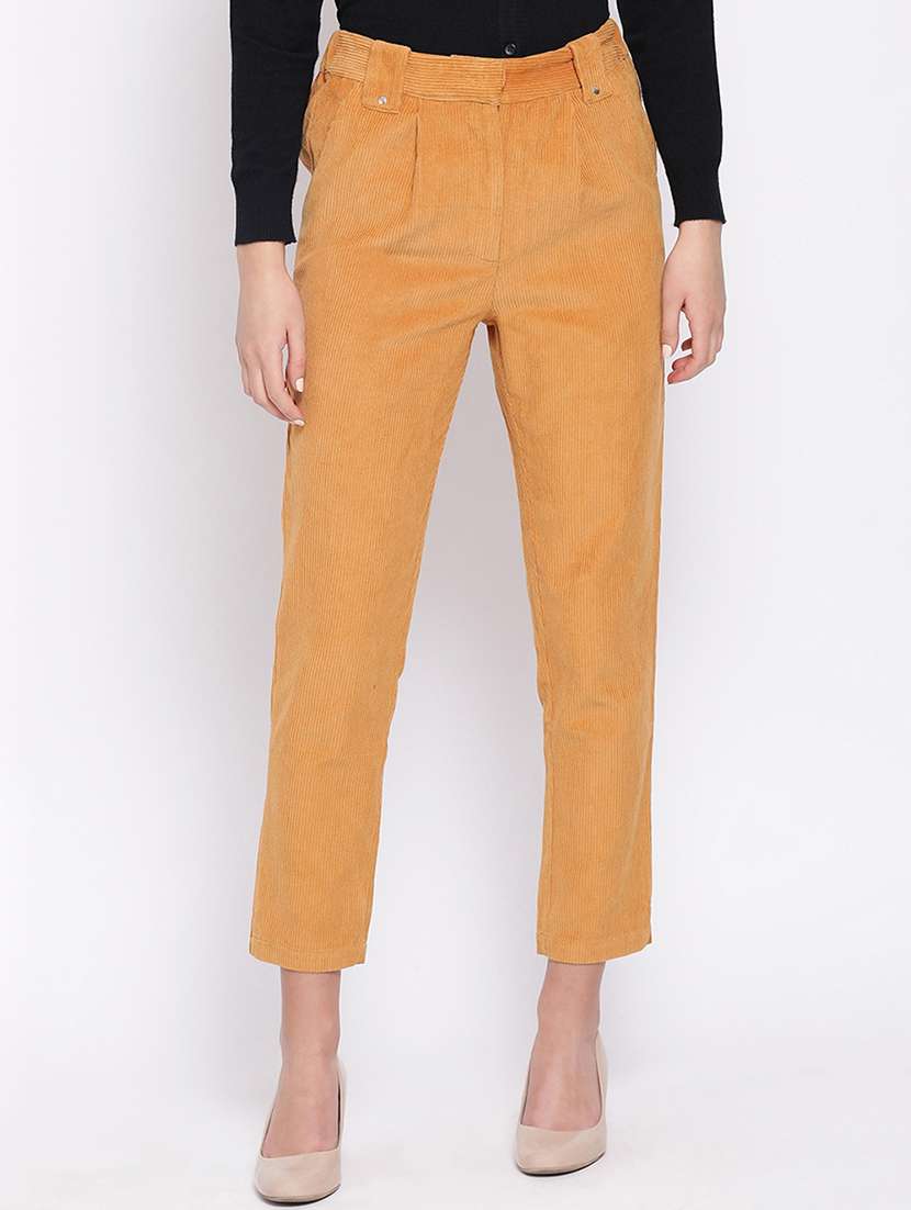 high rise pleated trouser 