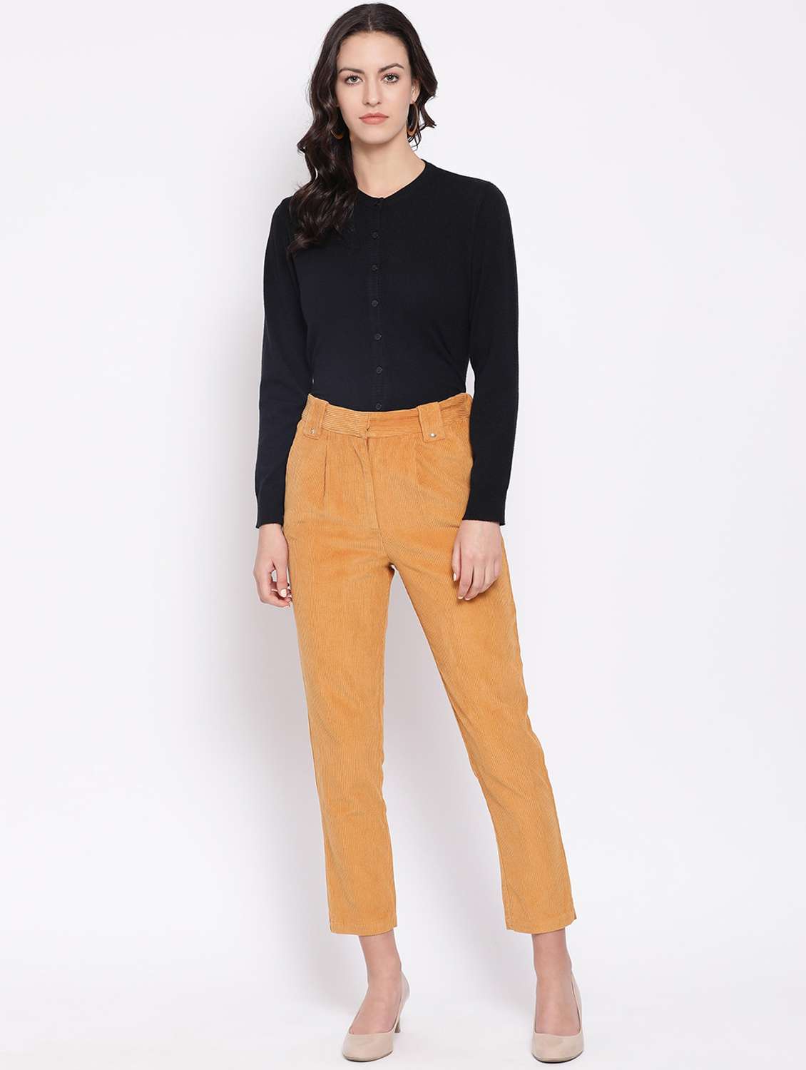 high rise pleated trouser  - 16750607 -  Standard Image - 3