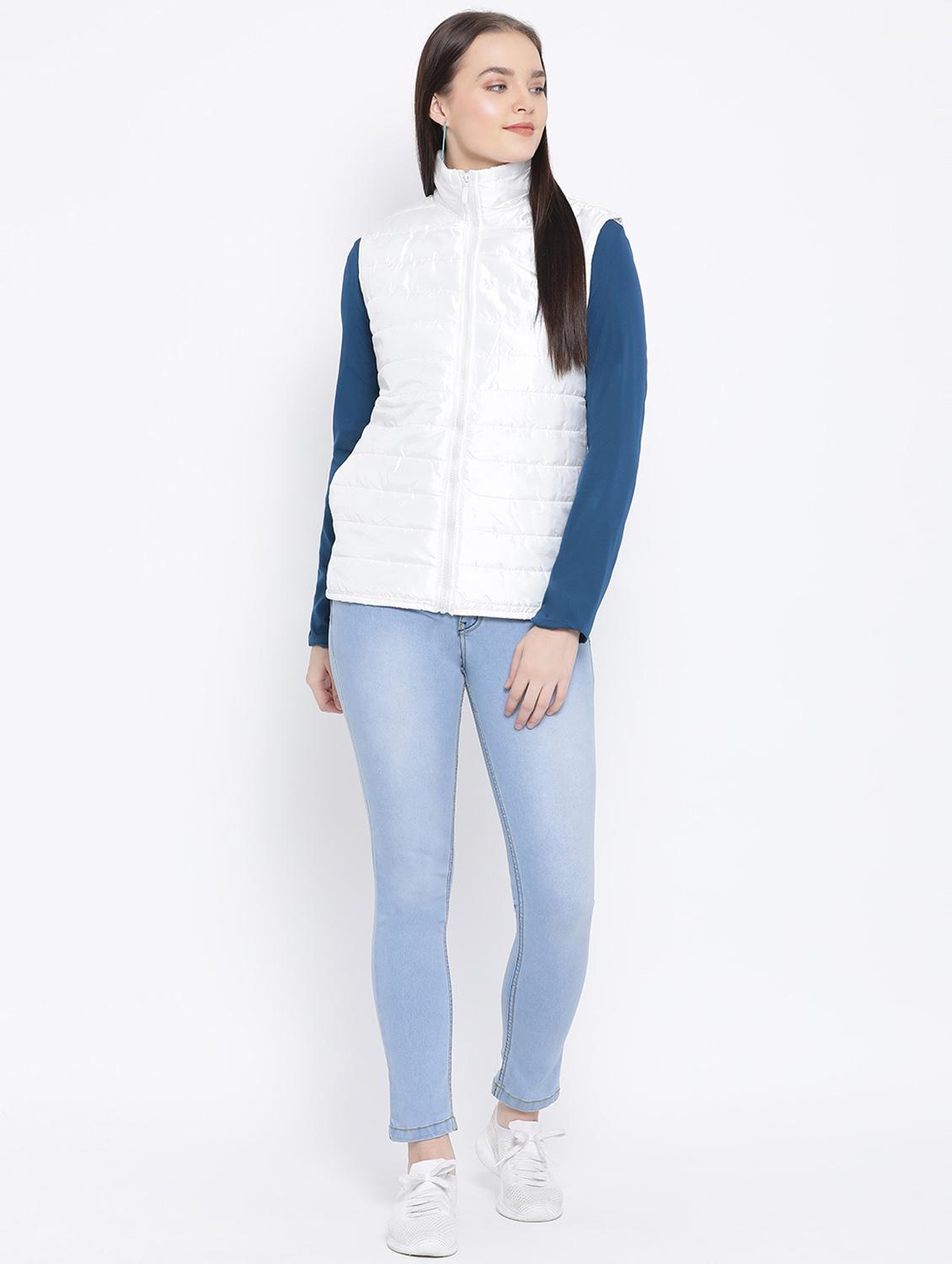 turtle neck solid jacket - 16750747 - Standard Image - 3
