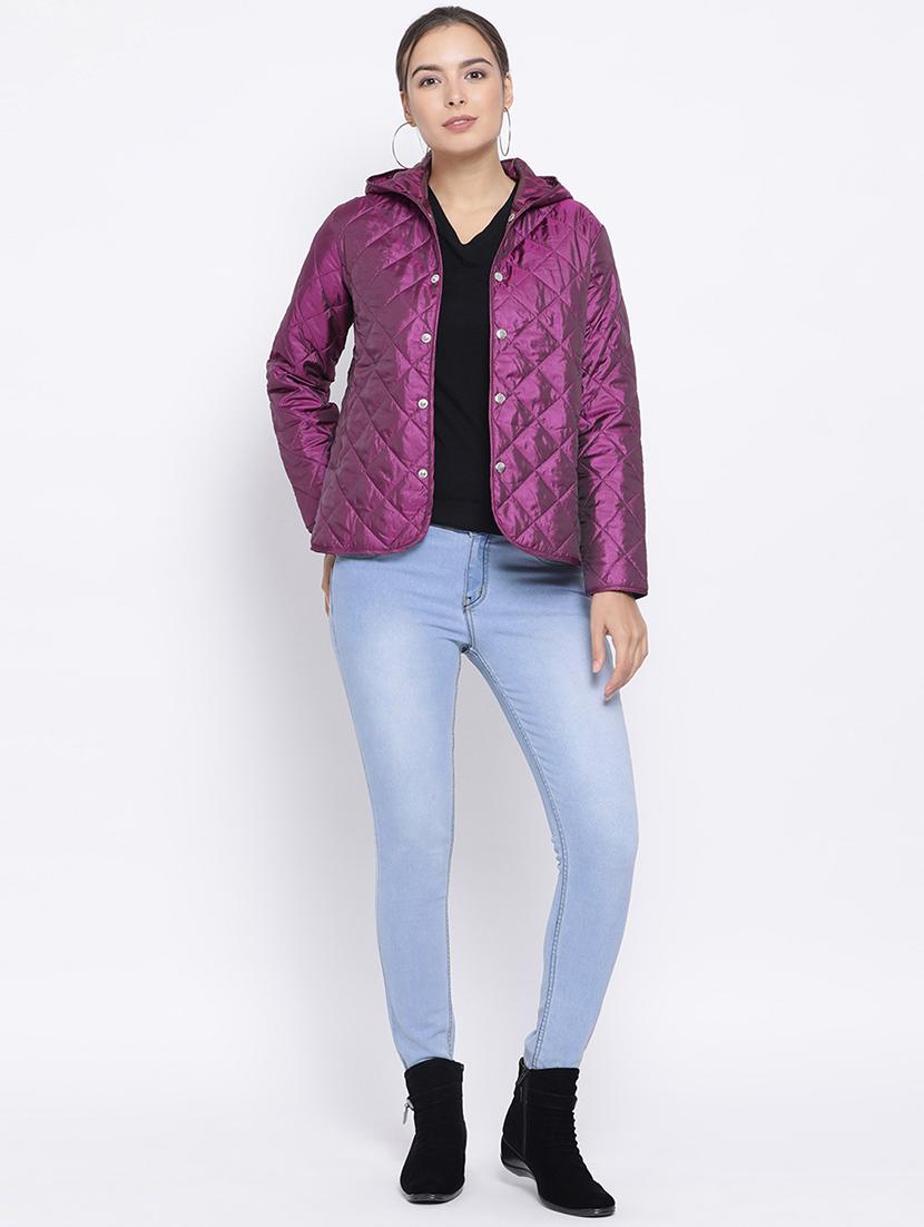 hooded neck quilted jacket - 16750762 - Standard Image - 3