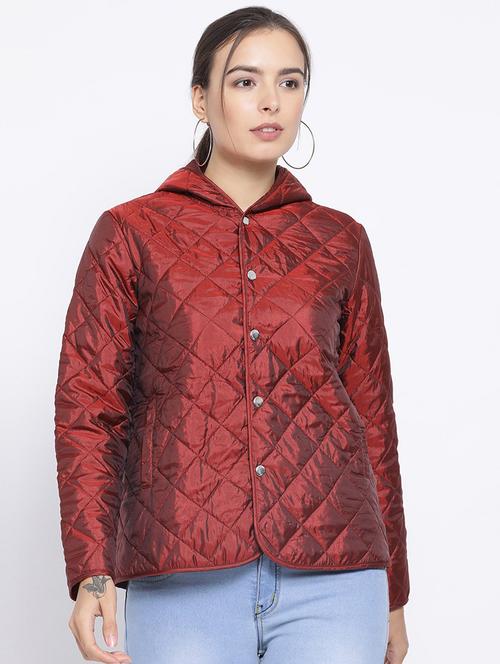 hooded neck quilted  jacket - 16750764 -  Standard Image - 0