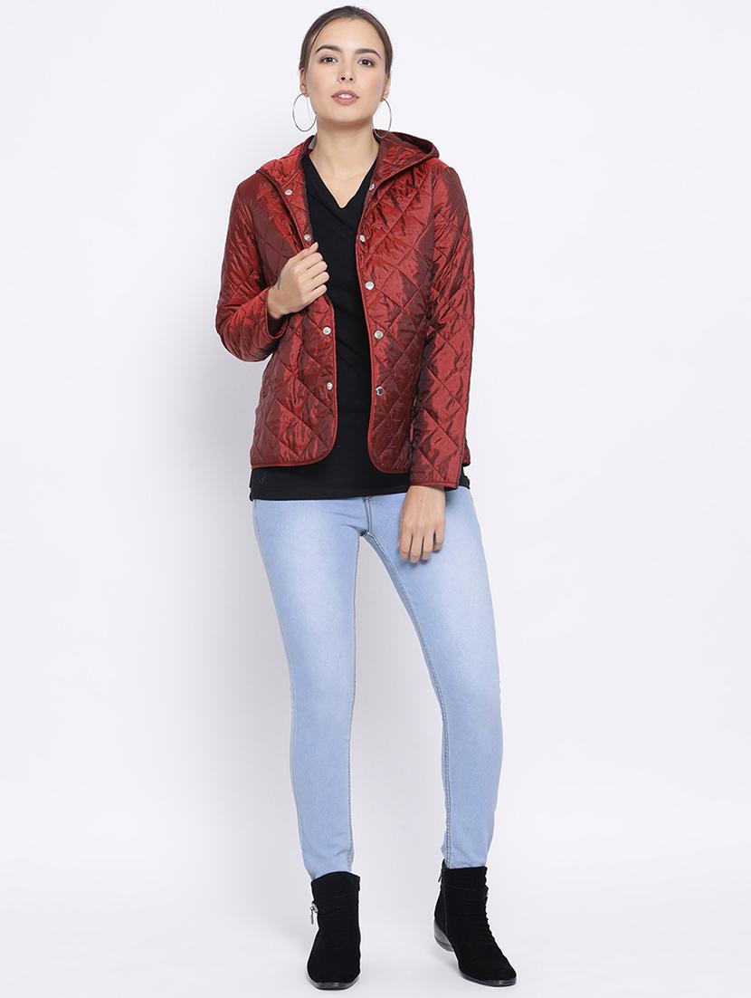 hooded neck quilted jacket - 16750764 - Standard Image - 3