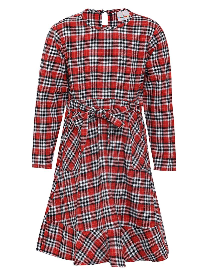 red cotton frock - 16751065 - Zoom Image - 0