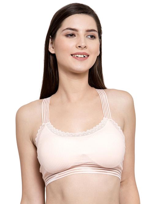 rosewater pink polyester lette bra - 16751149 - Standard Image - 0