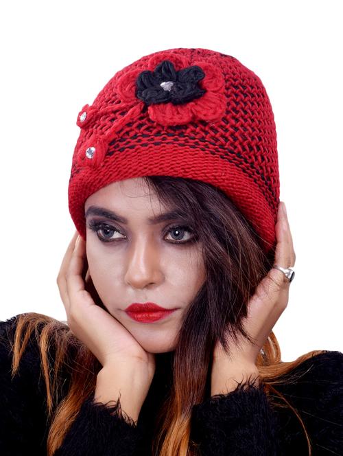 red wool cap - 16751330 - Standard Image - 0
