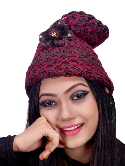 purple wool cap - 16751336 - Standard Image - 0