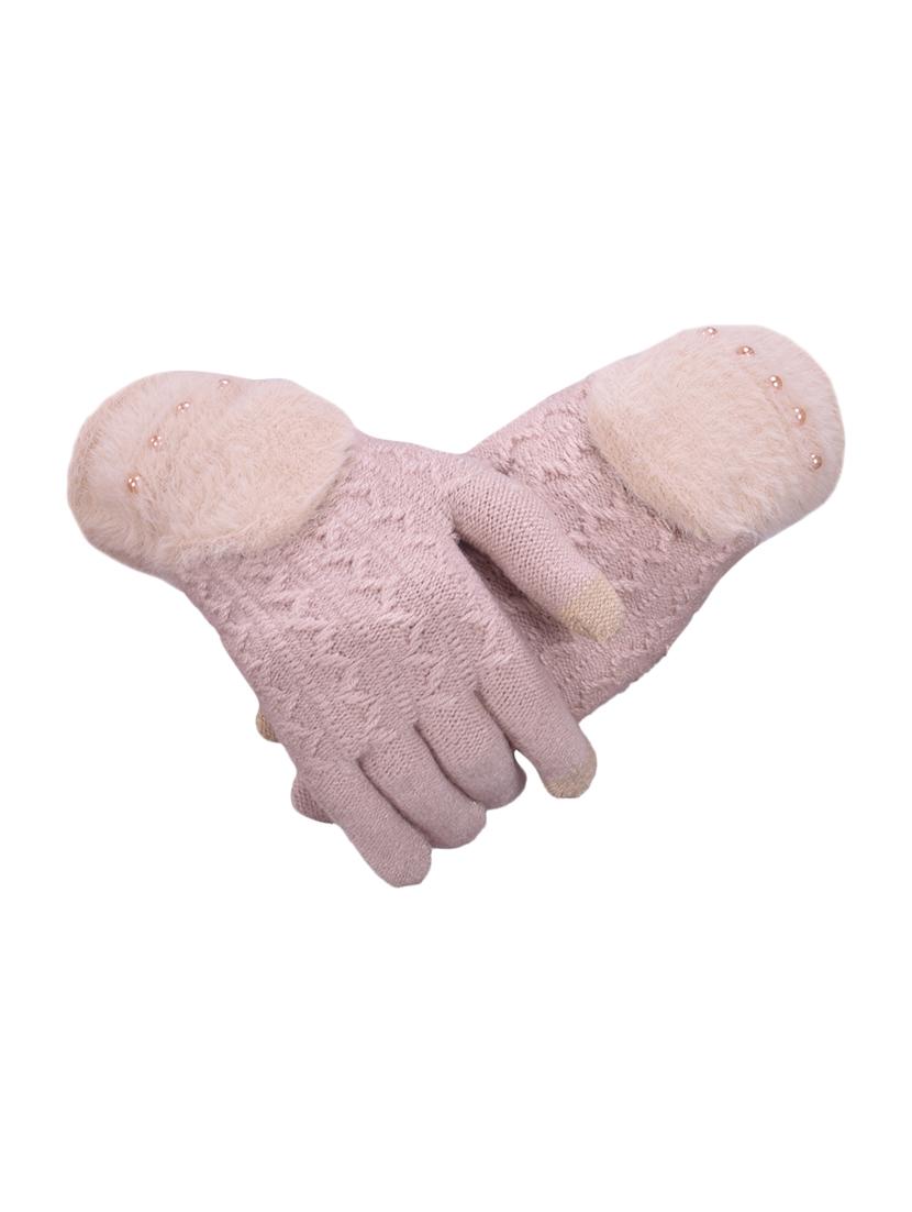 pink wool gloves - 16751386 - Zoom Image - 0