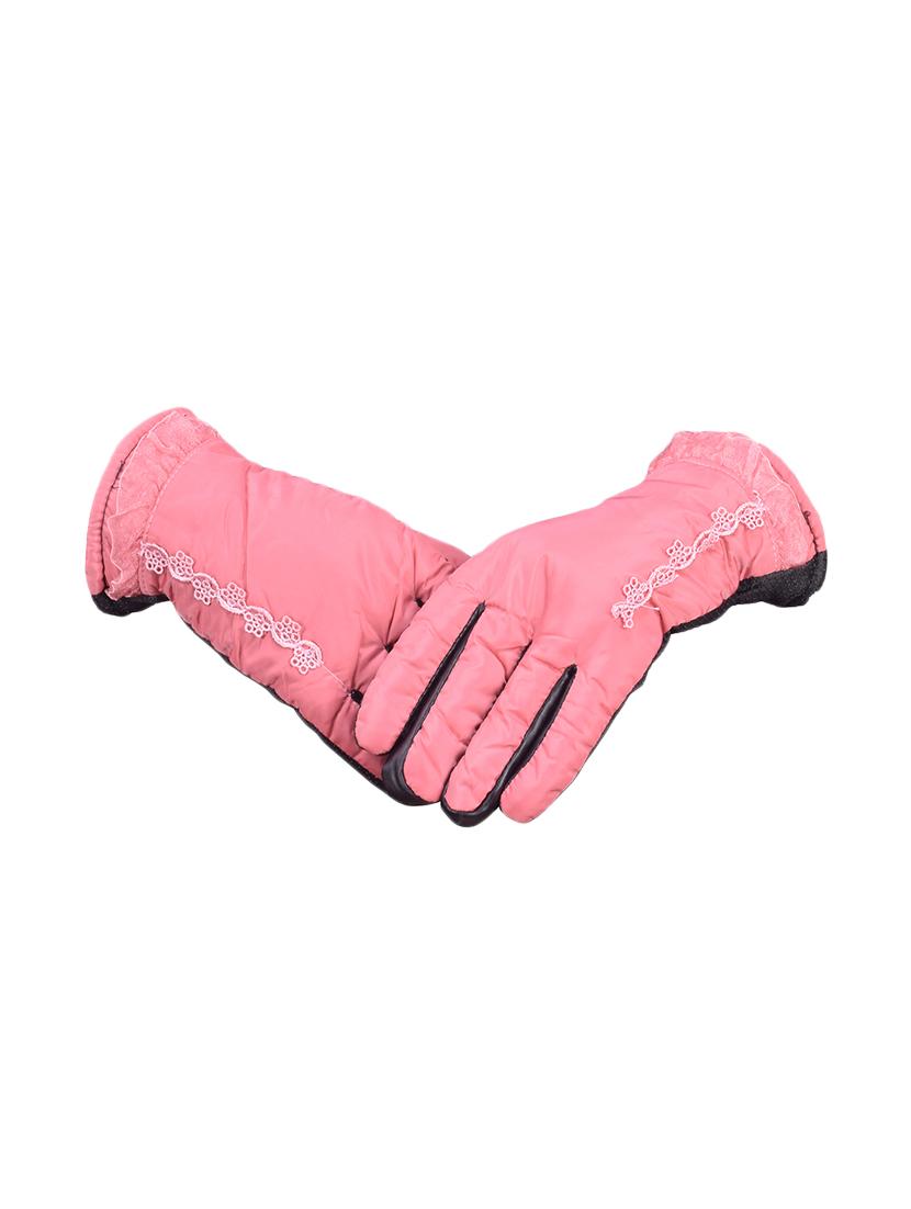pink leatherette gloves - 16751417 -  Zoom Image - 0