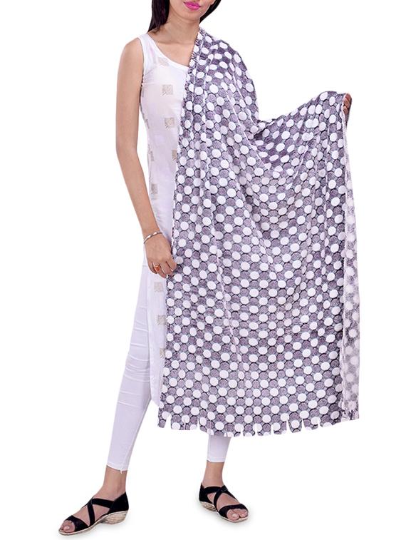 printed wool shawl - 16753416 - Zoom Image - 0